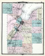 Ft. Howard City, Green Bay City, Depere Village, West Depere Village, Wisconsin State Atlas 1881